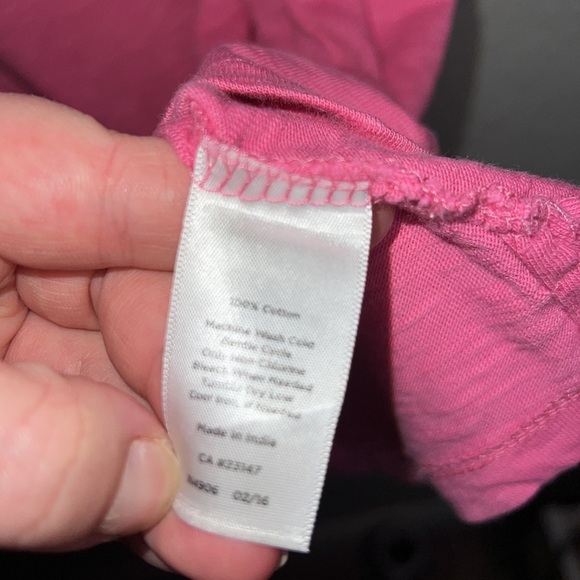 Pink Embroidered Talbots Tank Top - Picture 4 of 6